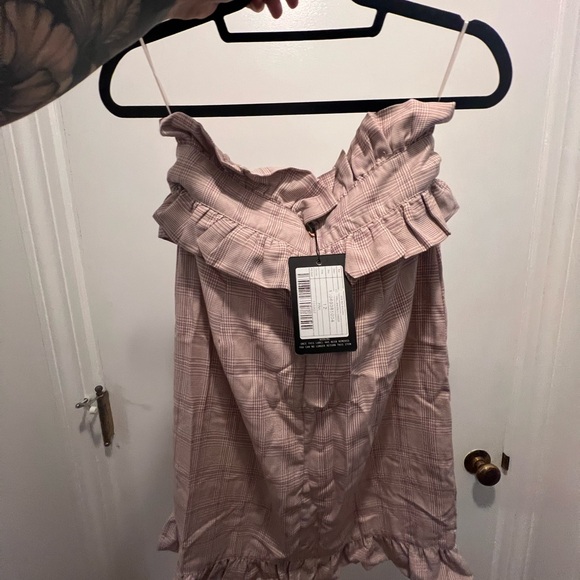 Missguided Plaid Mini Dress - Picture 3 of 5